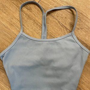 Alo alosoft ribbed crop calm Tank: size S